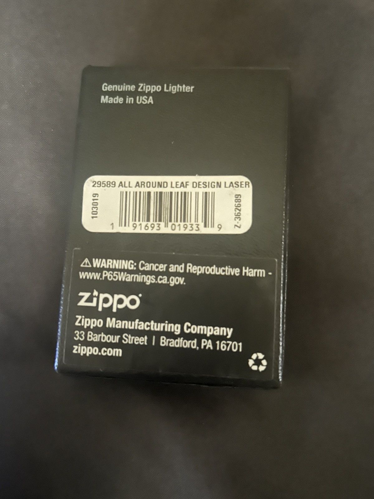 Zippo Zippo “All Around Leaf” Design Lighter Size ONE SIZE - 3 Thumbnail