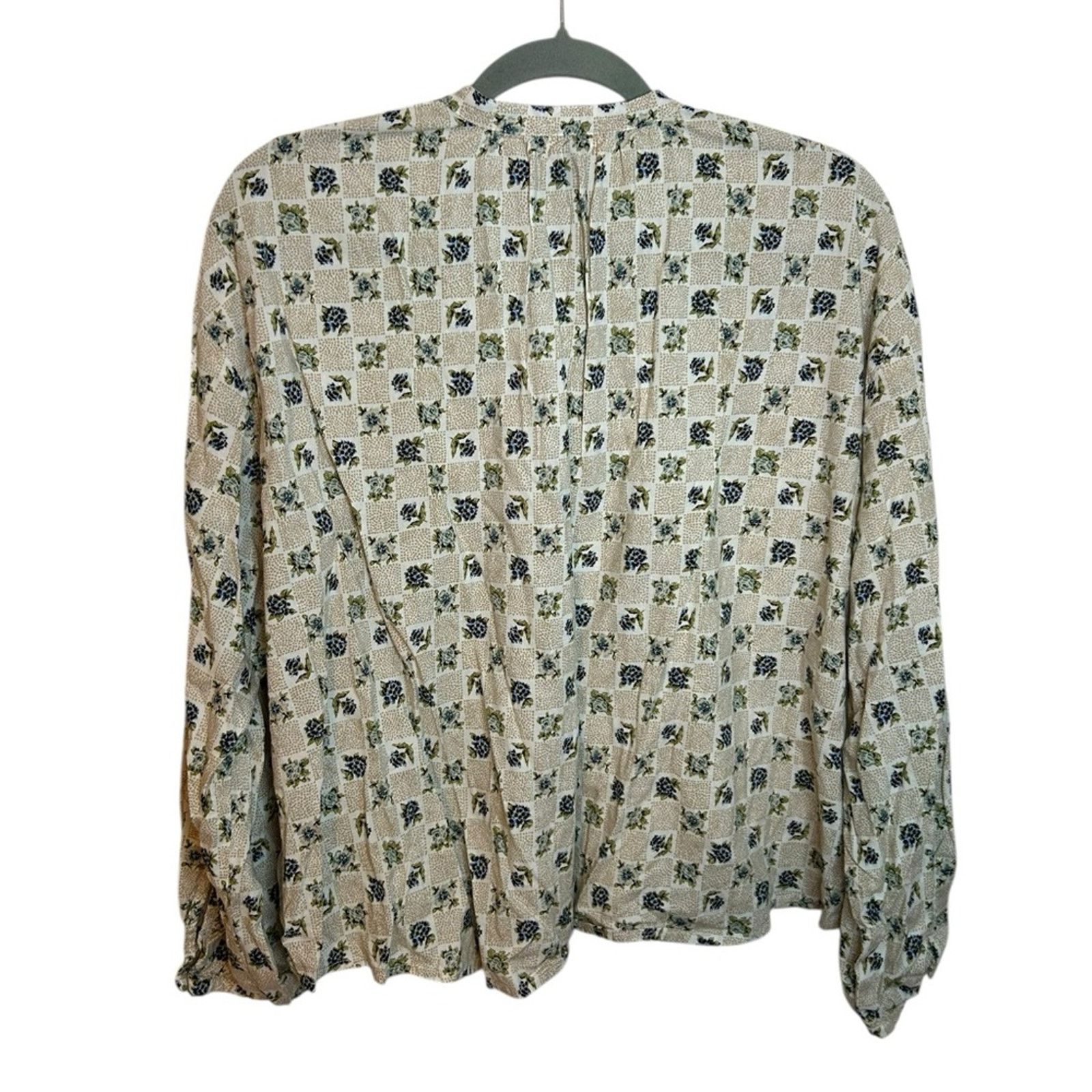 Other Universal Thread Floral Cottagecore Poet Blouse Size S / US 4 / IT 40 - 2 Thumbnail