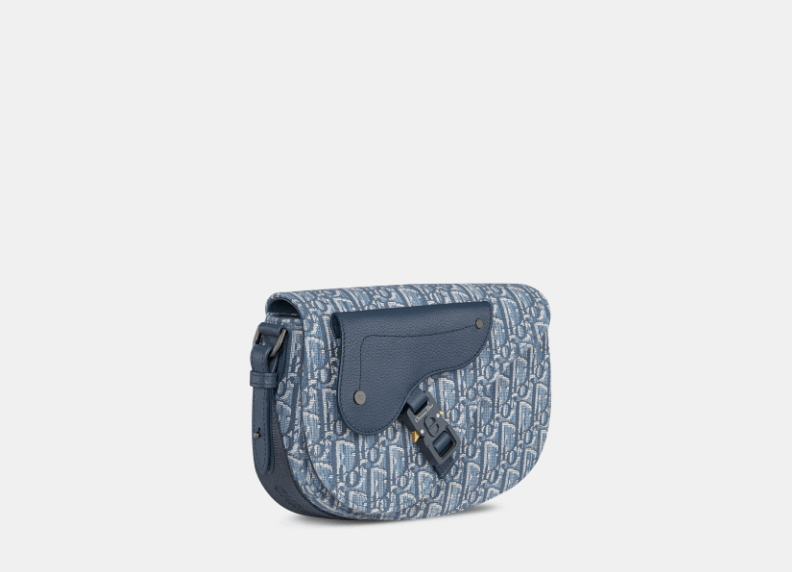 Dior o1w1db10426 1ADPO3 Size :OS / Saddle Messenger Bag in Blue Size ONE SIZE - 2 Thumbnail