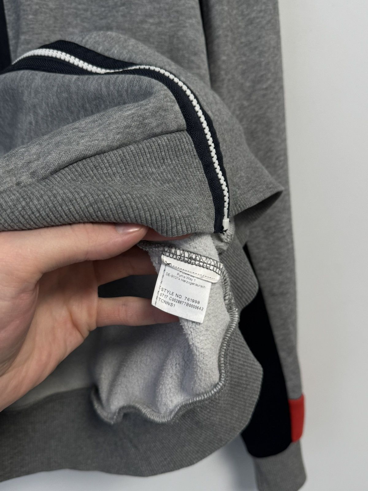 Puma PUMA Men's BMW L Motorsport Full-Zip Hoodie GRAY Size US L / EU 52-54 / 3 - 11 Thumbnail
