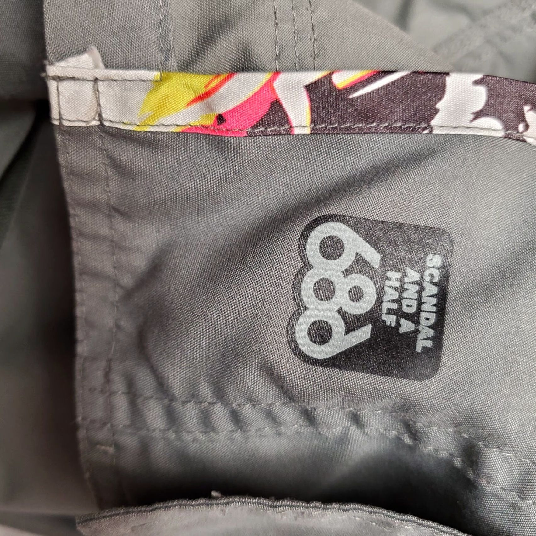 686 686 Jacket Women M Full Zip Hood Military Field Snap Pockets Gray Size M / US 6-8 / IT 42-44 - 7 Thumbnail