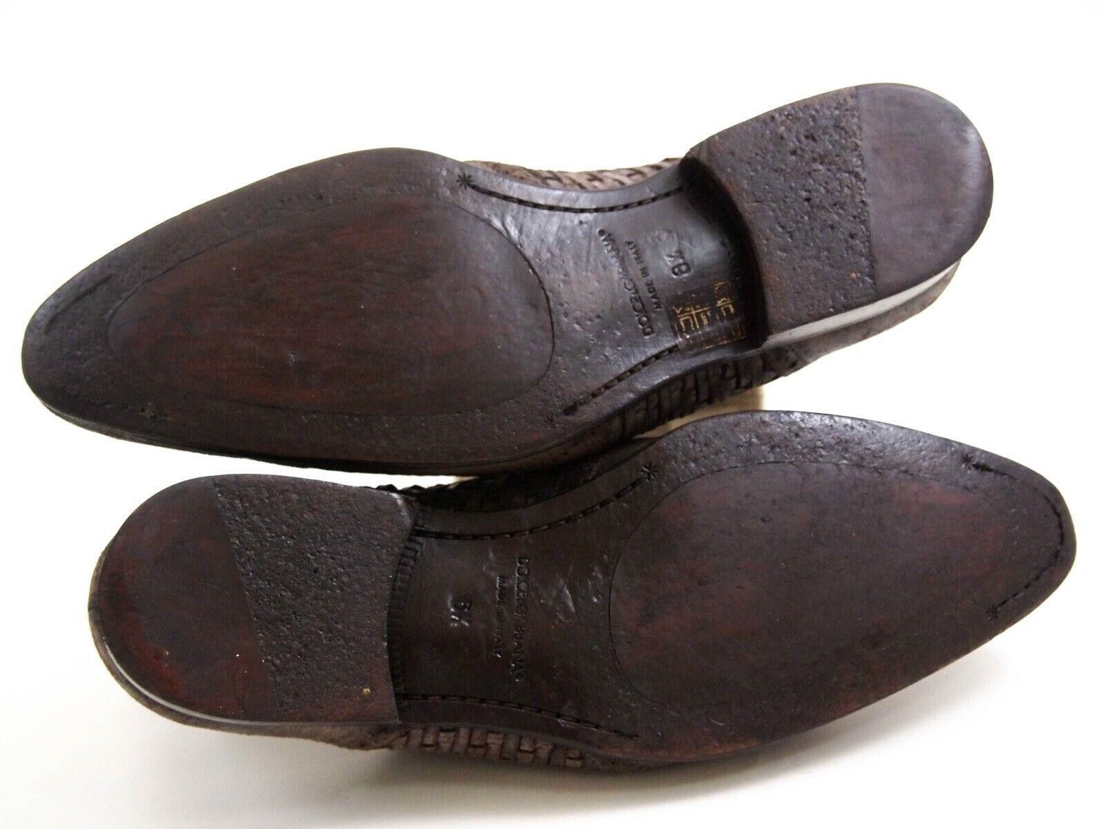 Dolce & Gabbana Dolce & Gabbana Brogues Brown Antiqued Suede EU 40.5 US 7.5 Size US 7 / EU 40 - 8 Thumbnail