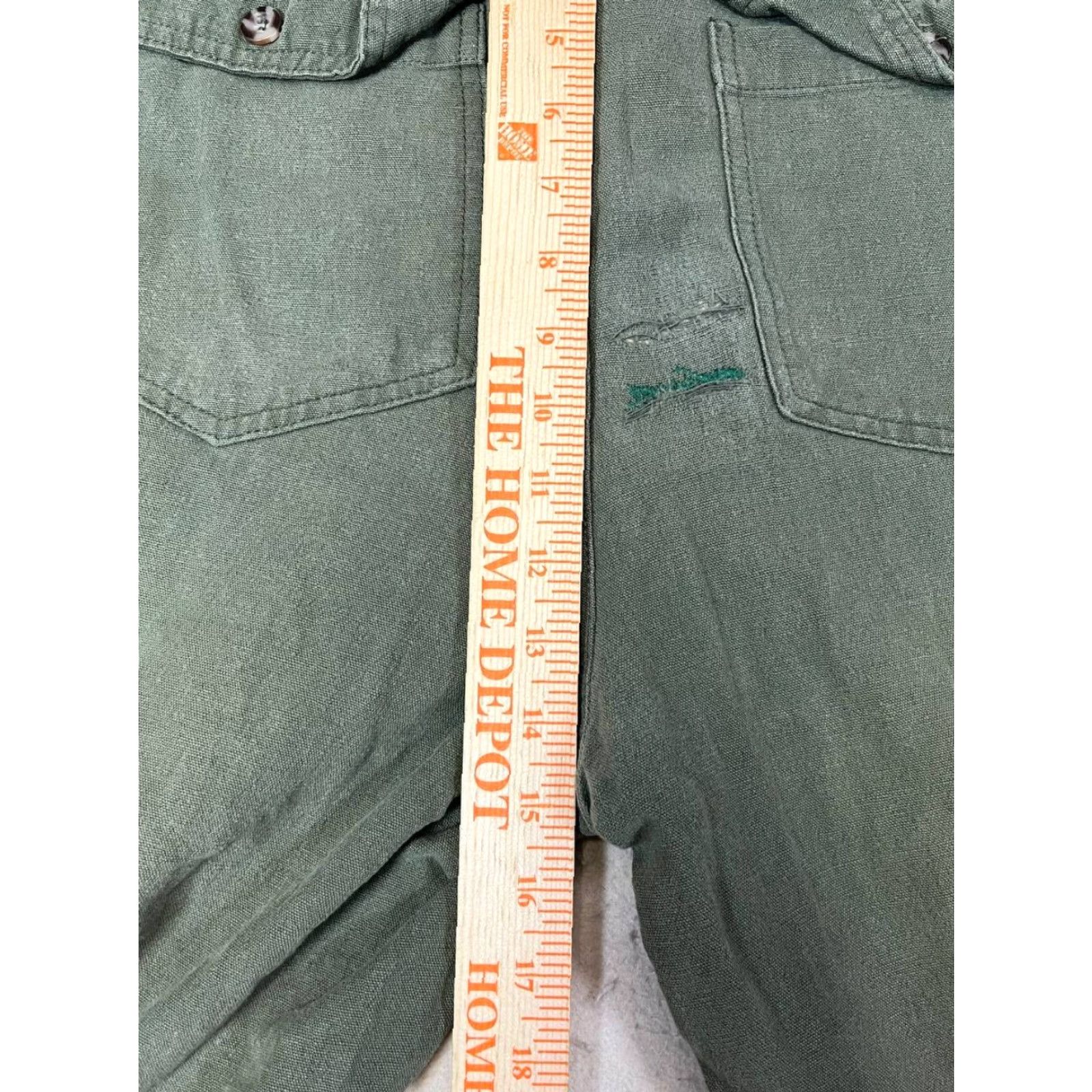 Vintage VINTAGE Misfit M/SF/T Mad Minds Pants Green Green Military Straight Leg High Rise Women M Distressed Size 32" / US 10 / IT 46 - 3 Thumbnail