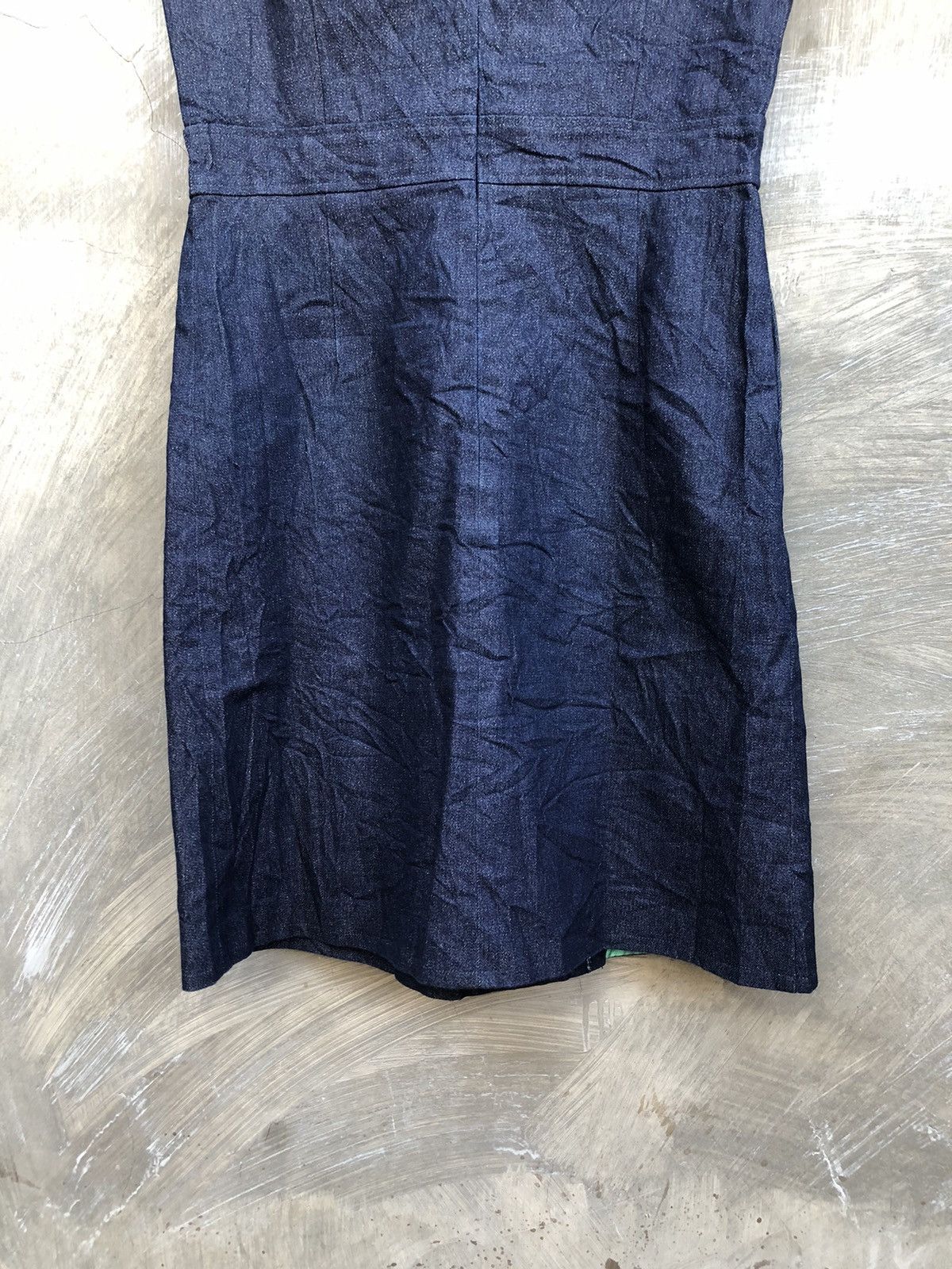 Burberry Burberry Denim Midi Dress Size S / US 4 / IT 40 - 7 Thumbnail