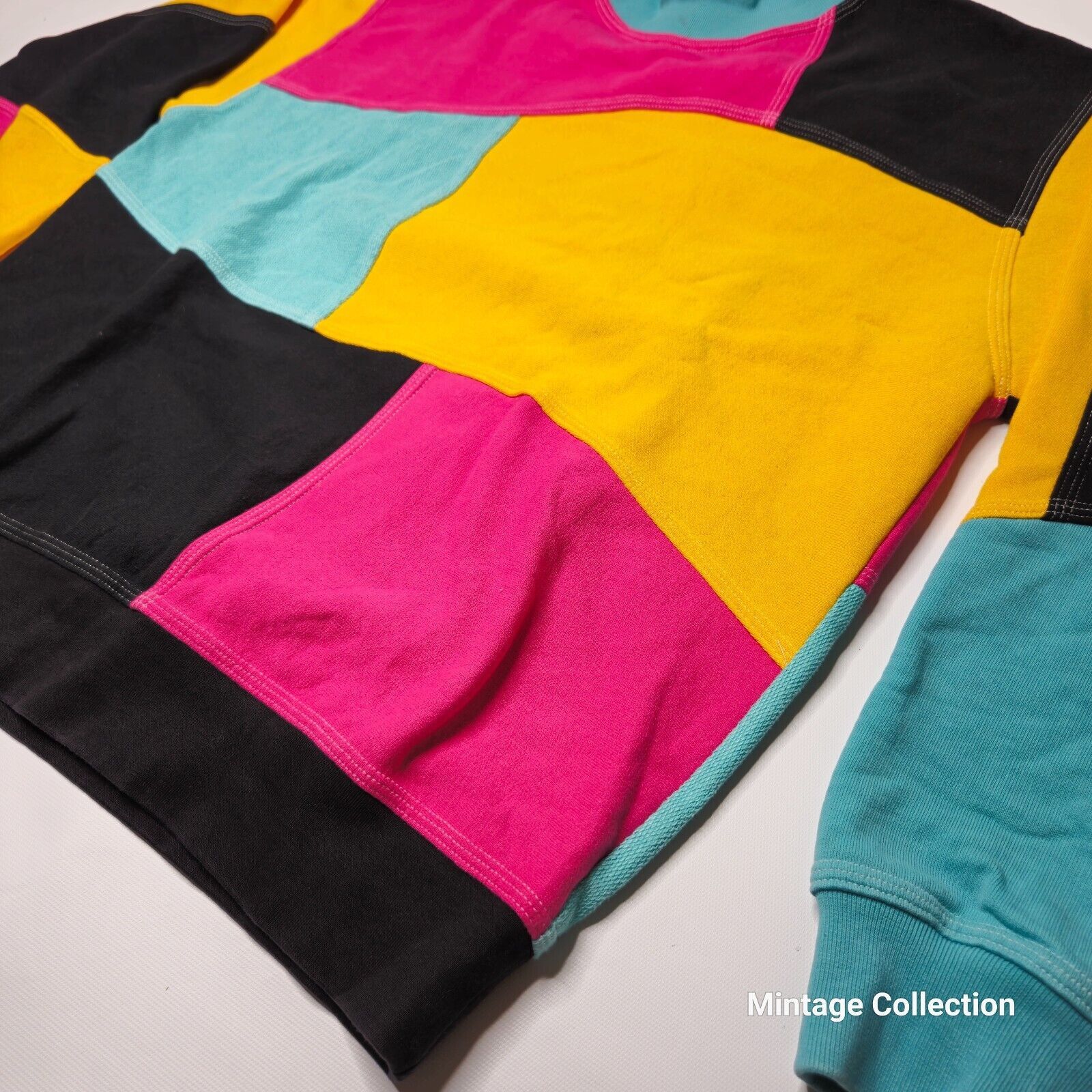 Other 1 of 1 Ryder Brackett Patchwork Cut Sew Upcycle Sweatshirt Size US M / EU 48-50 / 2 - 2 Thumbnail