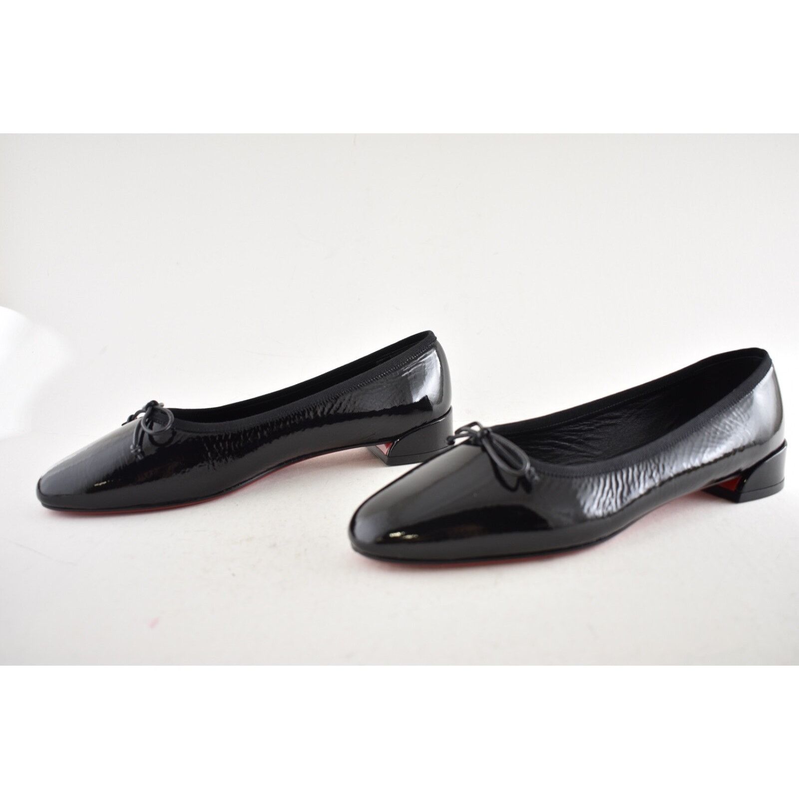 Christian Louboutin Christian Louboutin Sweetie Jane Flat Black Patent Leather Size US 8 / IT 38 - 11 Thumbnail