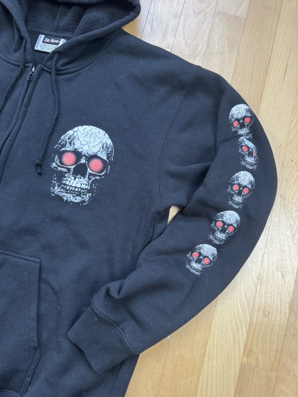 American Edition × Vintage 💀🇺🇸 Vintage 90s 55 DSL Skull Fires Zip Hoodie Y2K Rare Retro Size US M / EU 48-50 / 2 - 5 Thumbnail