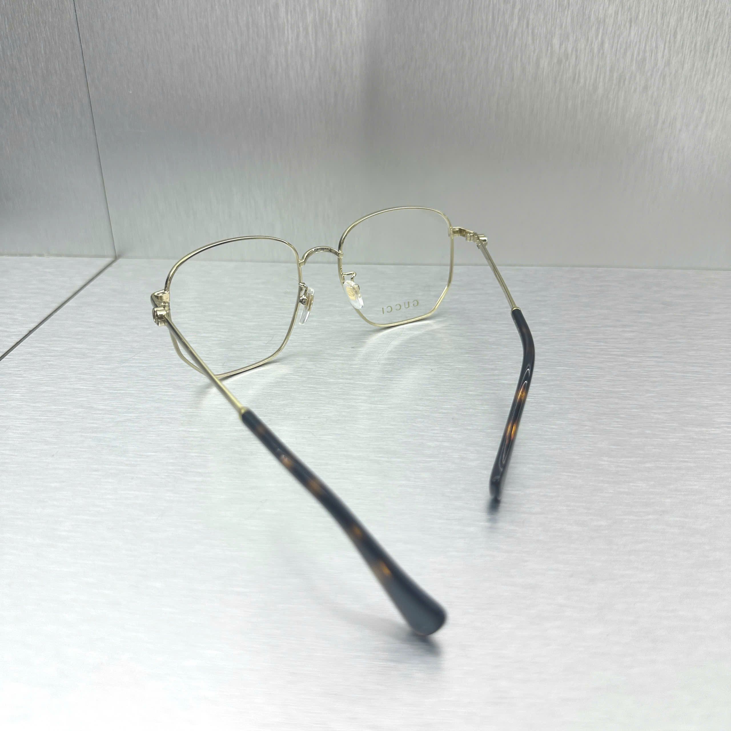 Gucci GUCCI GG1420OK 001 Eyeglasses GOLD Size ONE SIZE - 7 Thumbnail