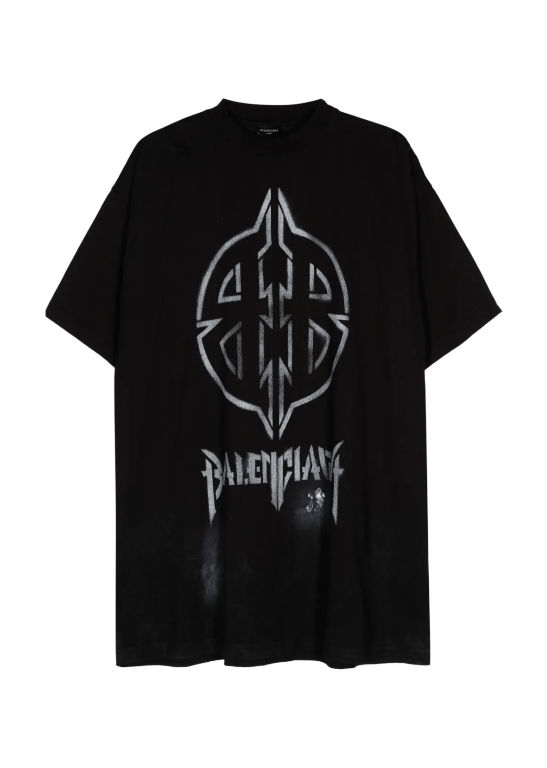 Balenciaga Balenciaga Metal Stencil BB Vintage Cotton T Shirt Size US M / EU 48-50 / 2 - 1 Thumbnail