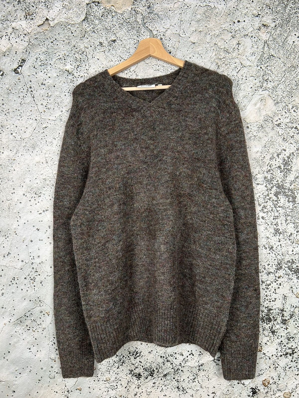 Weekday Weekday Knit Sweater Avant-garde Grunge Punk Alternative Size US L / EU 52-54 / 3 - 1 Thumbnail