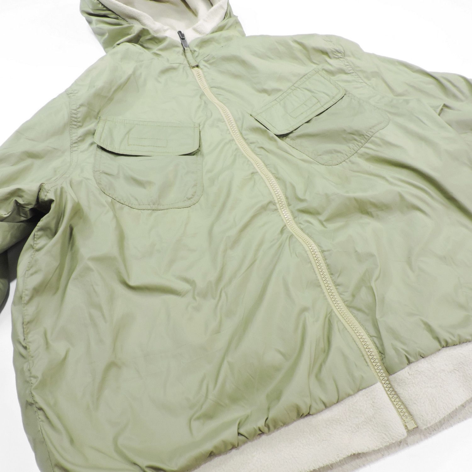 Moncler 90’S MONCLER HUSKY REVERSIBLE LIGHT GREEN FLEECE JACKET Size US S / EU 44-46 / 1 - 16 Thumbnail