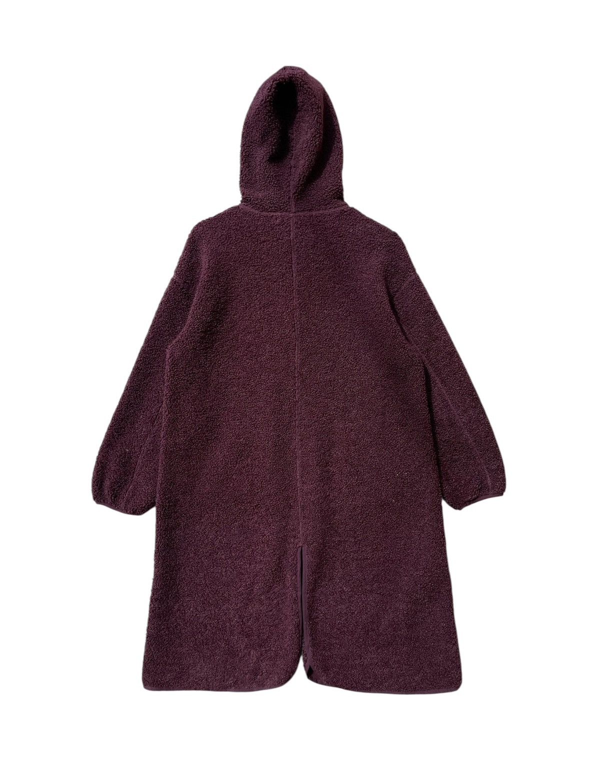 Undercover RARE🔥 Vintage Gu x Undercover Dark Maroon Long Sherpa Jacket Size US XS / EU 42 / 0 - 3 Thumbnail