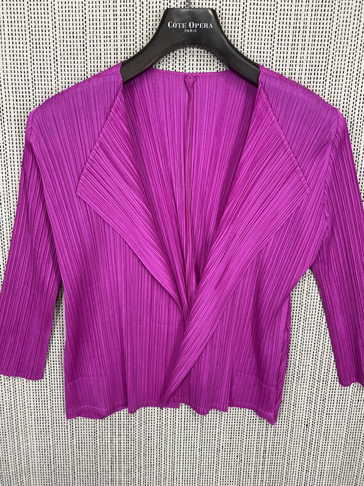 Pleats Please Issey Miyake PLEATS PLEASE ISSEY MIYAKE - Pleated Open Cardigan Size M / US 6-8 / IT 42-44 - 4 Thumbnail