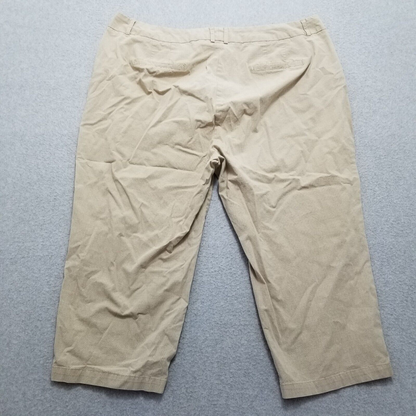 Dockers Dockers Pants Womens 22 Pockets Capri 41x20 Casual Plaid Size 41" - 7 Thumbnail