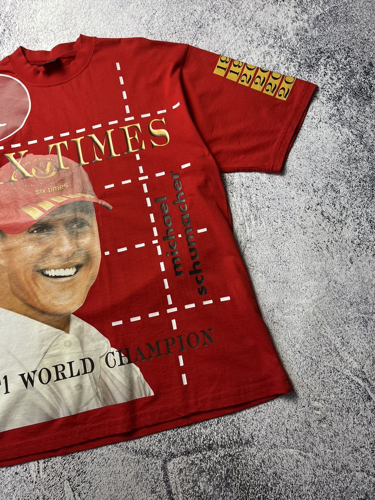 Ferrari Rare Vintage T-shirt Michael Schumacher Y2K Size US L / EU 52-54 / 3 - 20 Thumbnail