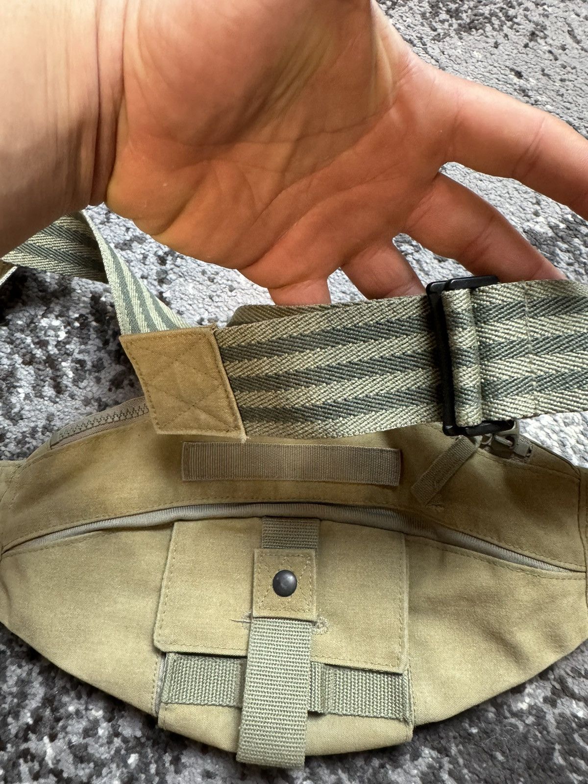 Adidas × Vintage Vintage Y2K Adidas Military Style Active Belt Bag Size ONE SIZE - 3 Thumbnail