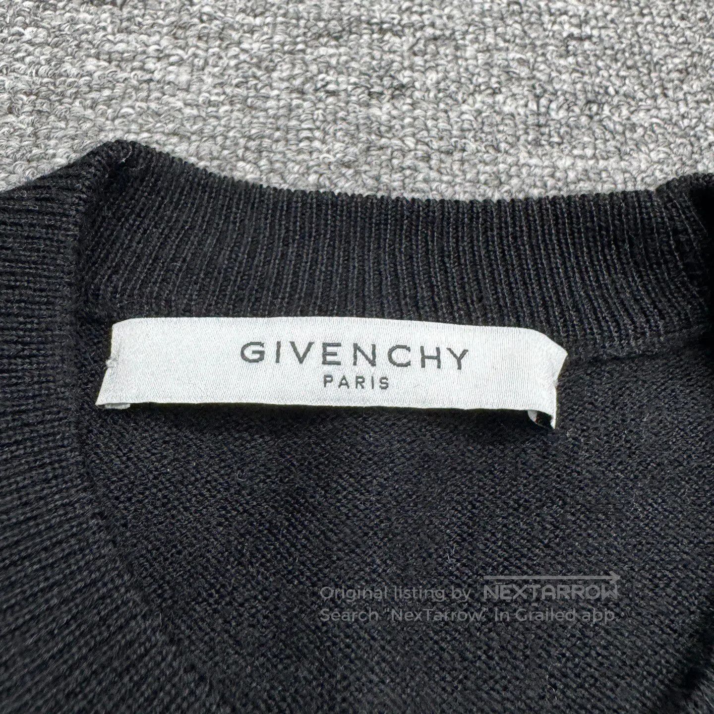 Givenchy Givenchy Alphabetic patterned wool knit sweater| Size US S / EU 44-46 / 1 - 3 Thumbnail