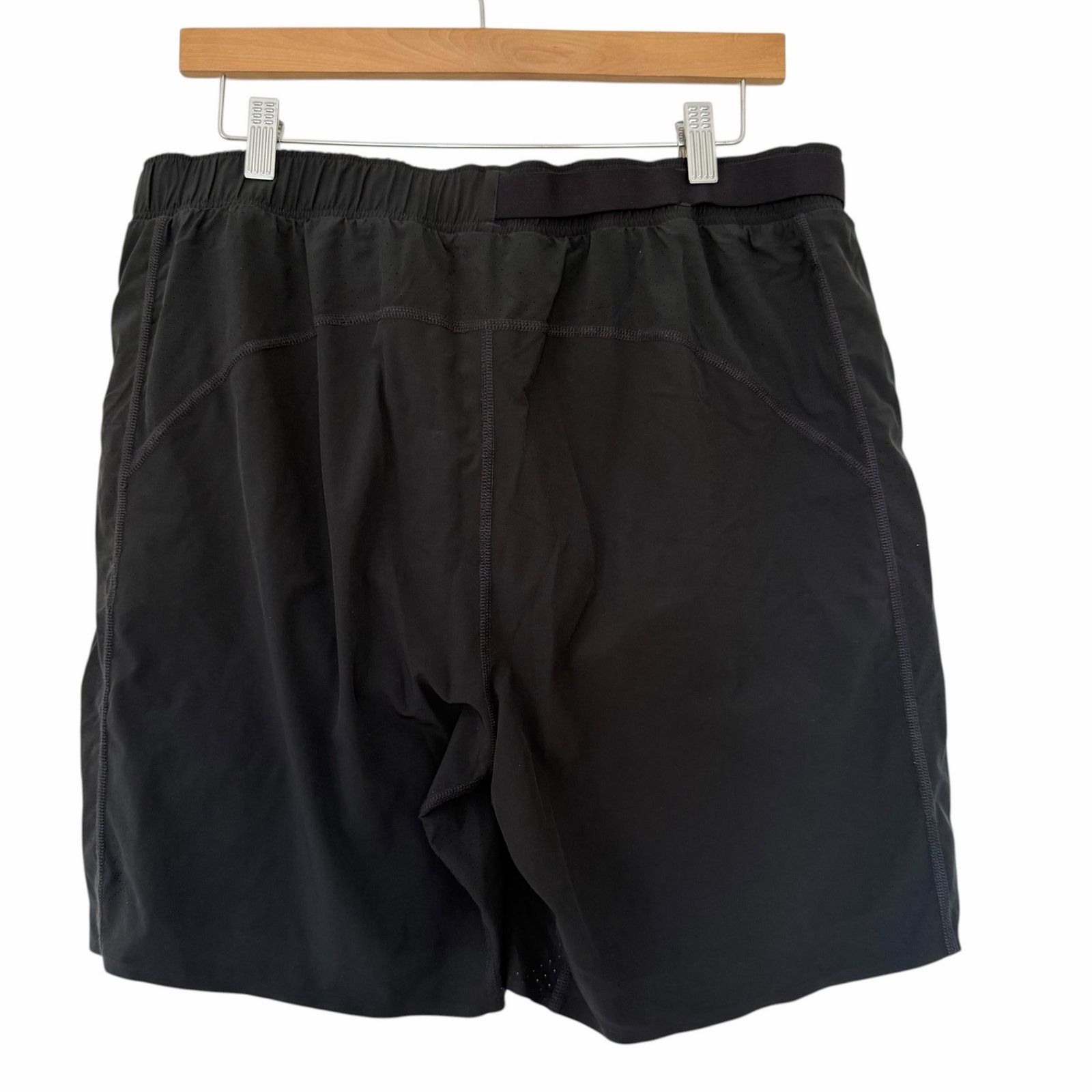 Rhone Rhone Black Swift 7" Lined Shorts Sz L Size US 32 / EU 48 - 4 Thumbnail