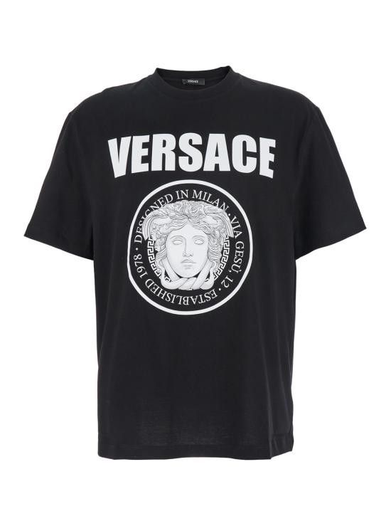 VERSACE Men Tops 10133021A150831B000 Black