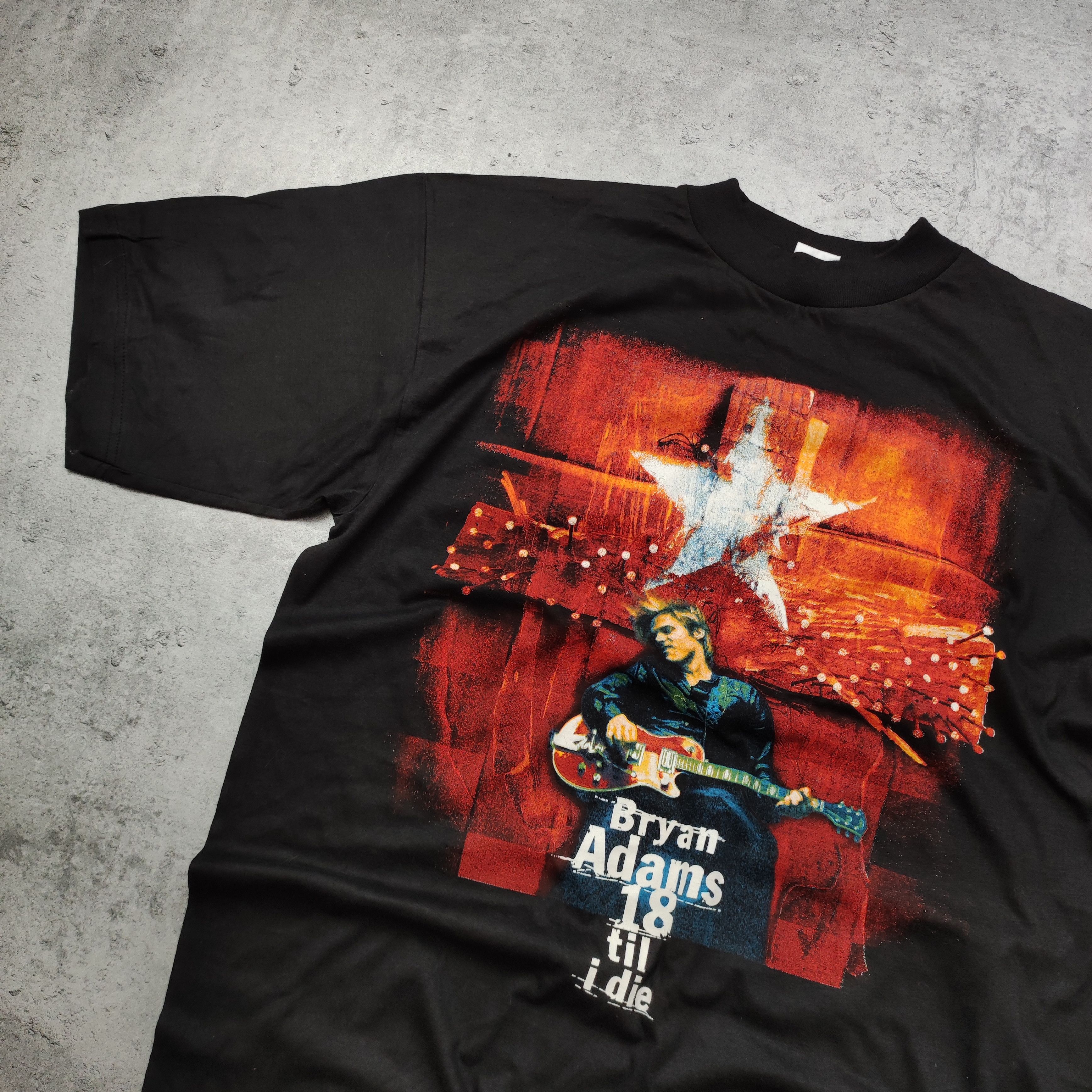 Band Tees × Vintage Vintage RARE 1996 Bryan Adams European Tour Promo Tee Size US XL / EU 56 / 4 - 4 Thumbnail