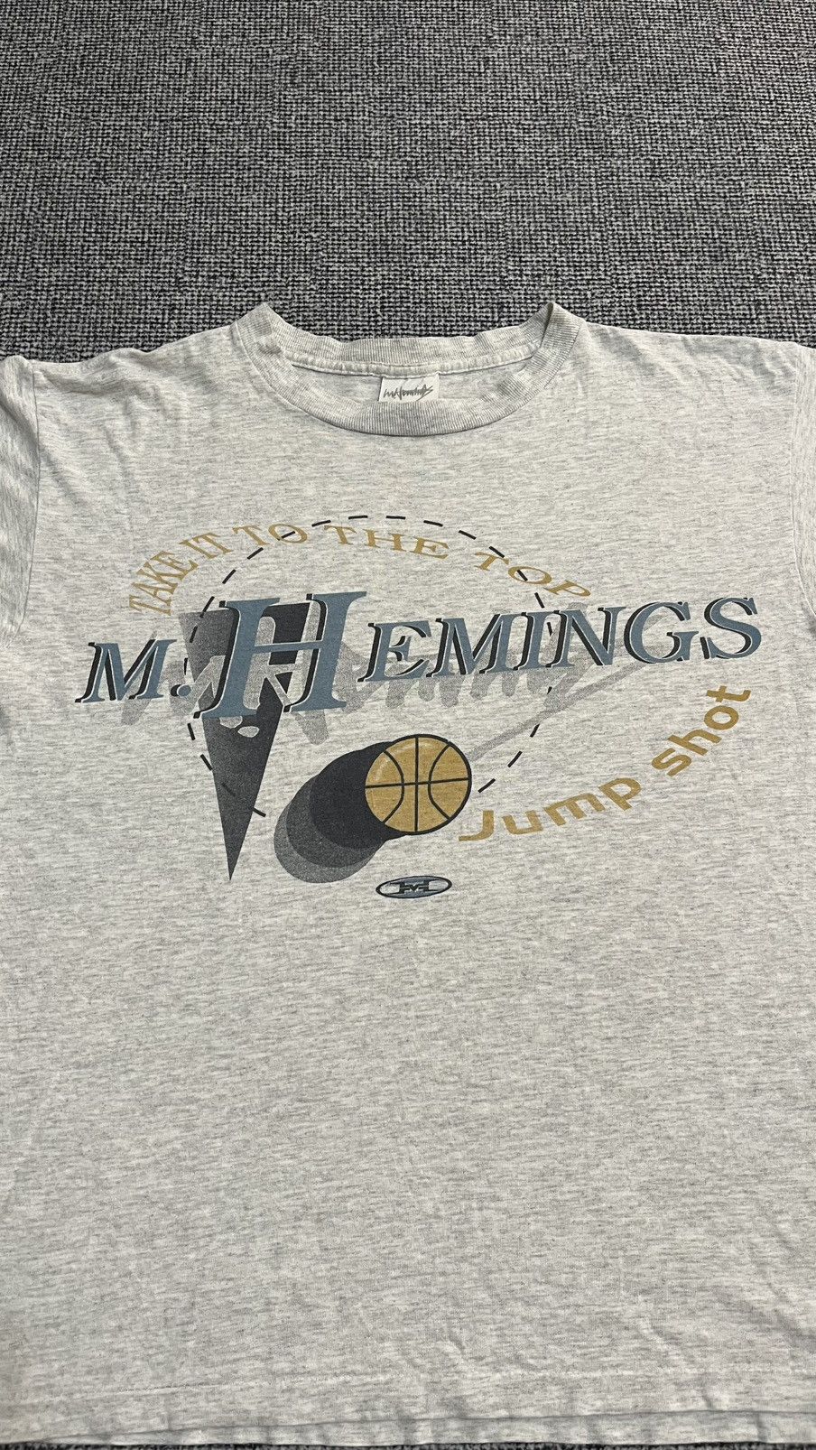 NBA Vintage M.Hemings Nba Shirt all single stich micheal jordan Size US M / EU 48-50 / 2 - 4 Thumbnail