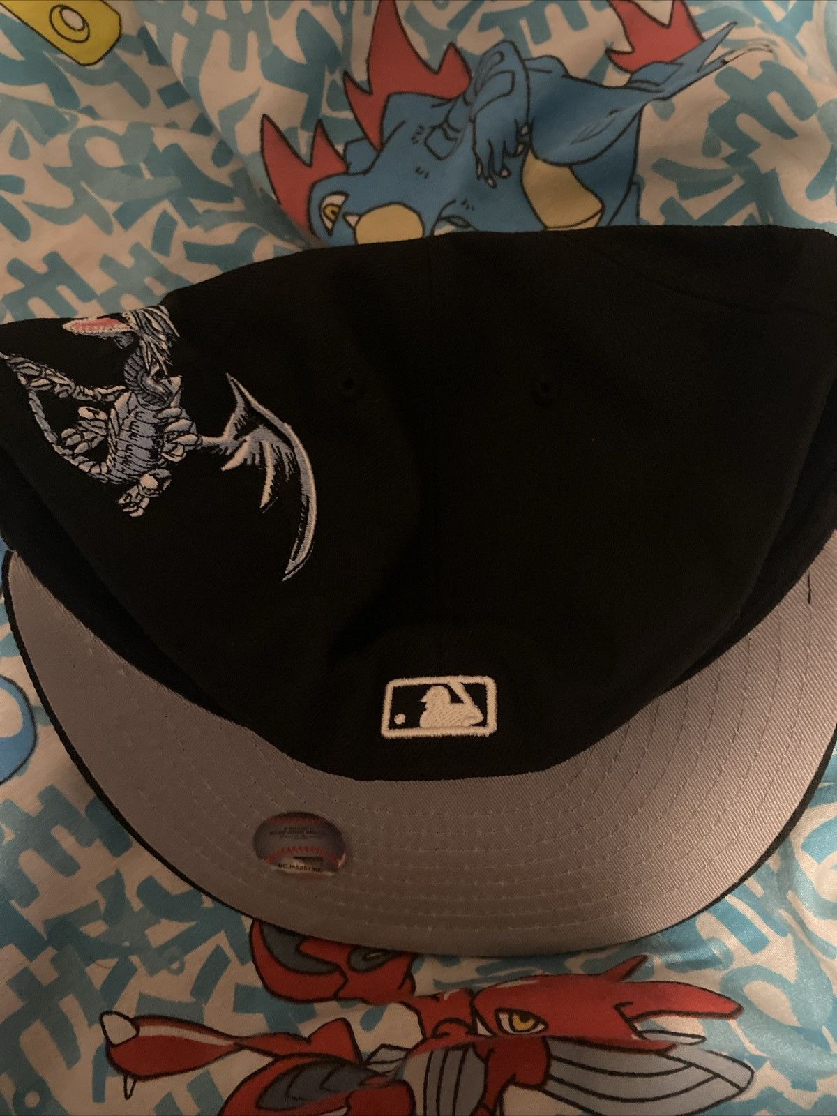 Anime × Hypland × New Era New Era NY Yankees HYPLAND Yugioh Blue Eyes FITTED Sz 8 Size ONE SIZE - 5 Thumbnail