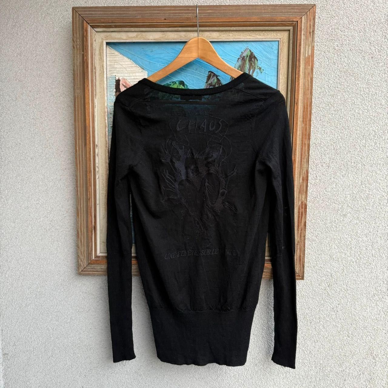 Allsaints All Saints Wool Cardigan Jumper Black Size US S / EU 44-46 / 1 - 4 Thumbnail