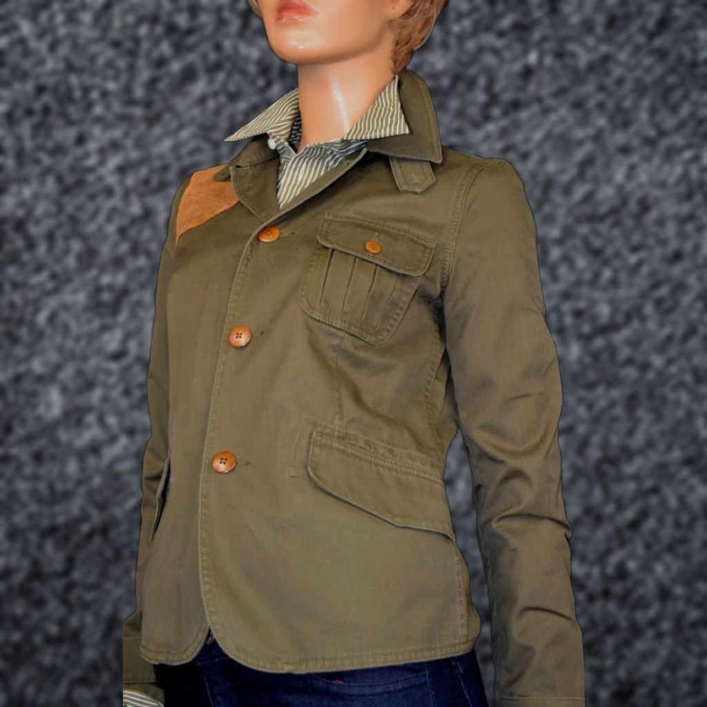 Ralph Lauren Ralph Lauren Olive Green Jacket Coat Suede NWT 8 Women's|Jacket|Adult|8|Olive Green|NWT|Olive|Greens|Ralph Lauren|Jacket Coat Suede NWT 8 Women Size M / US 6-8 / IT 42-44 - 1 Preview