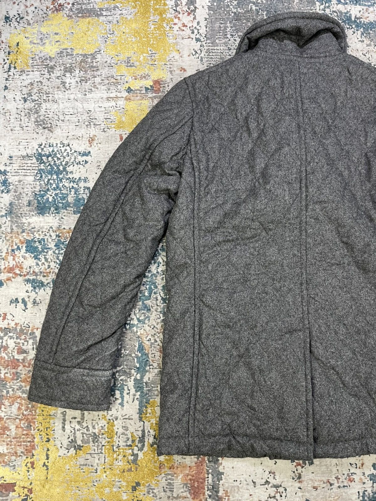 Fidelity Fidelity Shawl Lapel Quilted Issue Peacoat Size US S / EU 44-46 / 1 - 3 Thumbnail