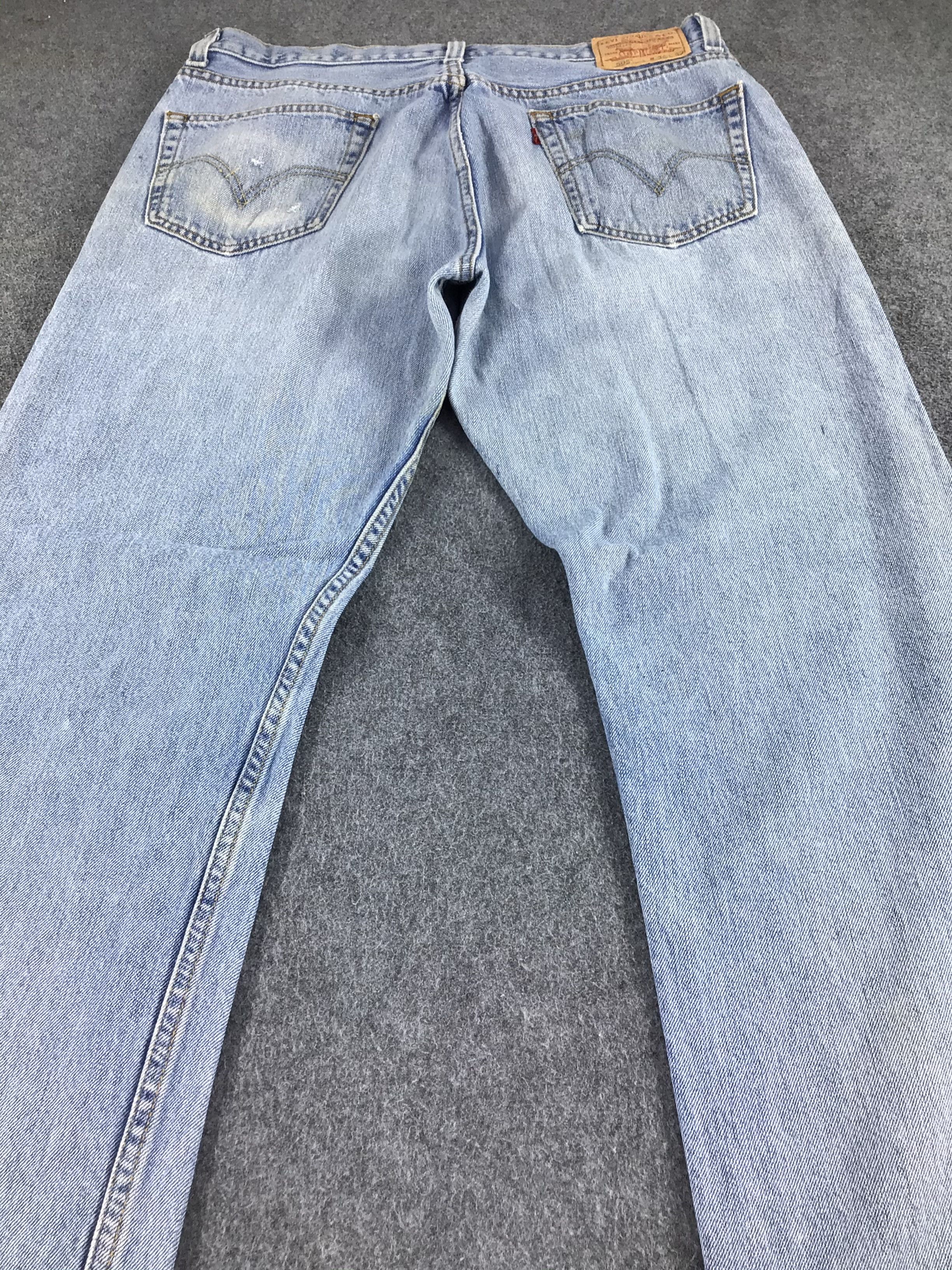 Levi's Vintage Levis 505 Jeans Faded Blue Denim -J587 Size US 35 - 4 Thumbnail