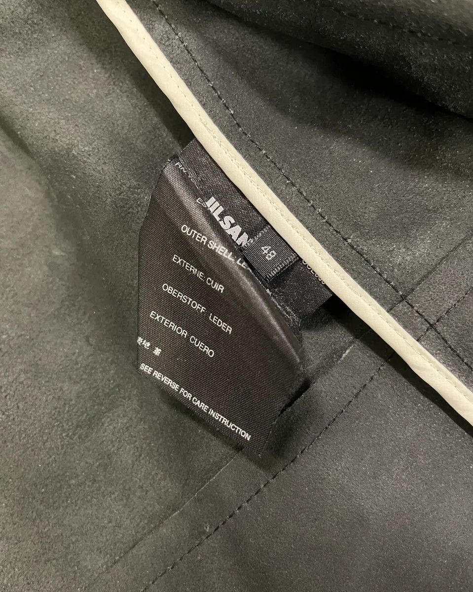 Jil Sander Jil Sander Black Leather Racer Jacket Size US M / EU 48-50 / 2 - 10 Thumbnail