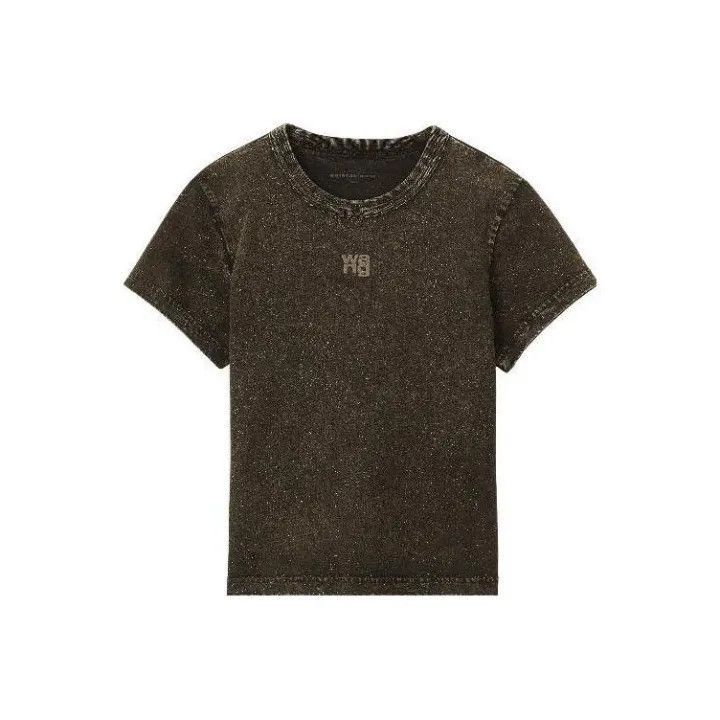 Alexander Wang Alexander Wang Logo Print Short Sleeve T-Shirt - Size M / US 6-8 / IT 42-44 - 1 Thumbnail