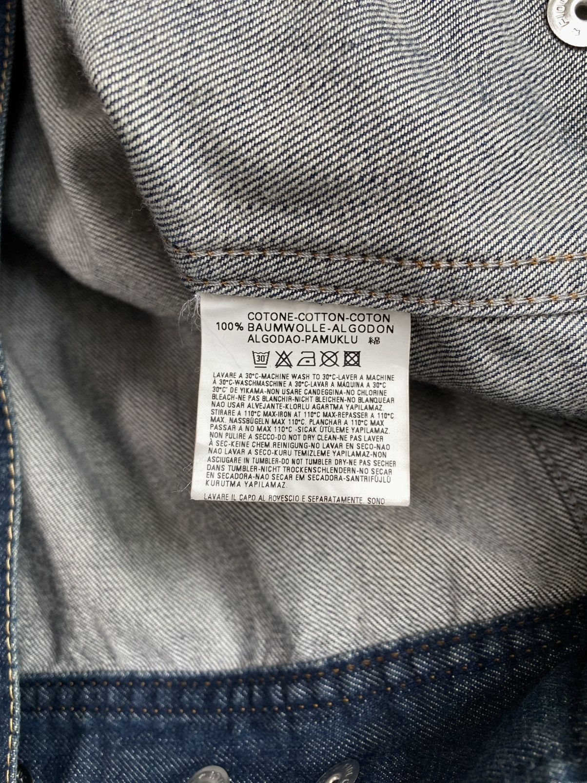 Diesel 2004 Diesel Mannil Distressed Denim Jacket Size US M / EU 48-50 / 2 - 12 Thumbnail