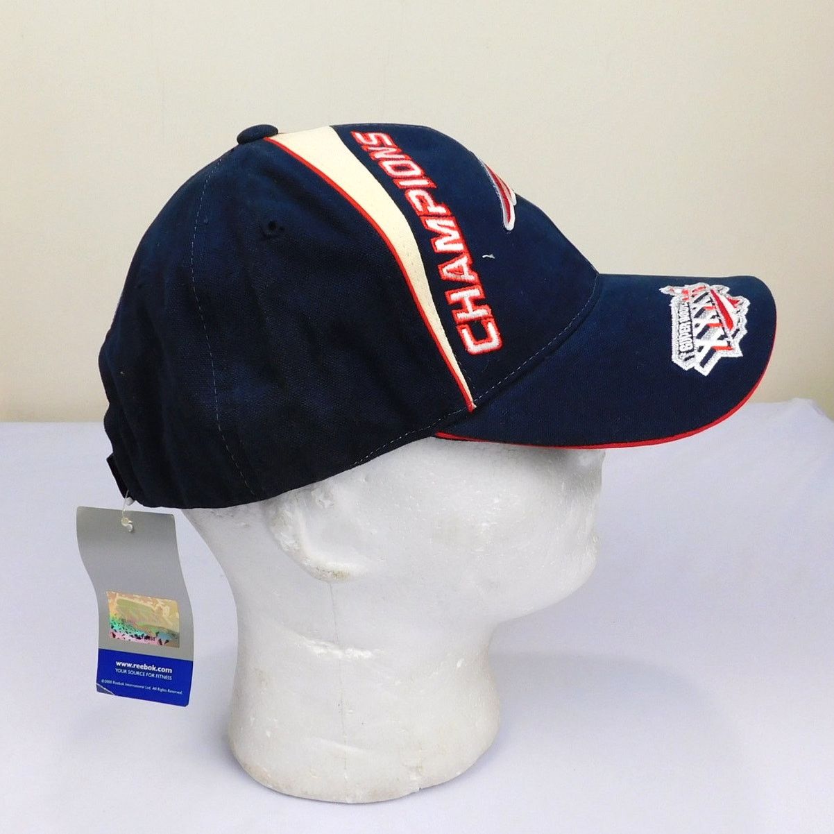 Reebok New England Patriots Super Bowl 36 Champs Hat NWT Vintage Size ONE SIZE - 6 Thumbnail