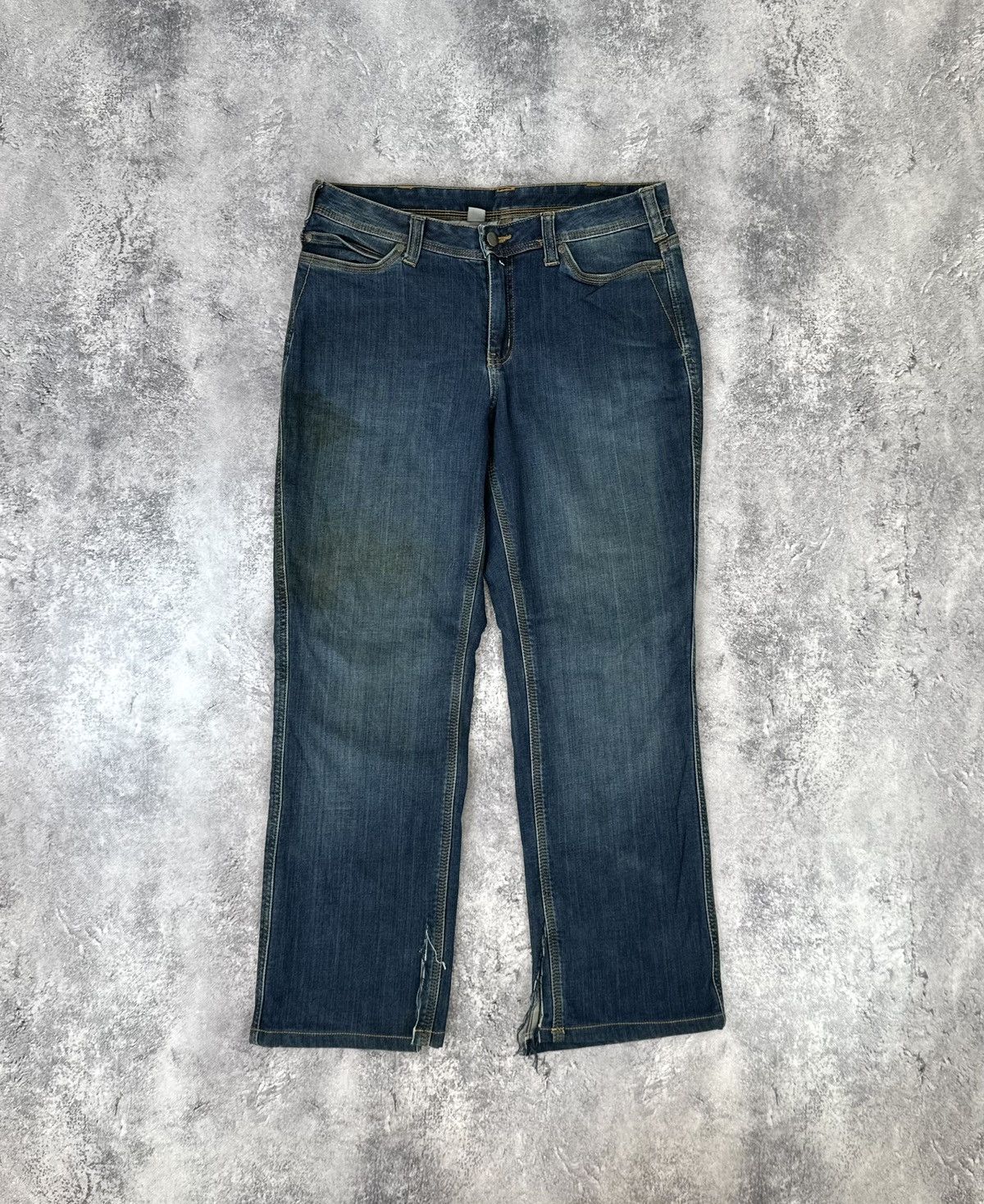 Carhartt Vintage Carhartt USA Distressed Flared Bootcut Opium Jeans Size 28" / US 6 / IT 42 - 2 Thumbnail