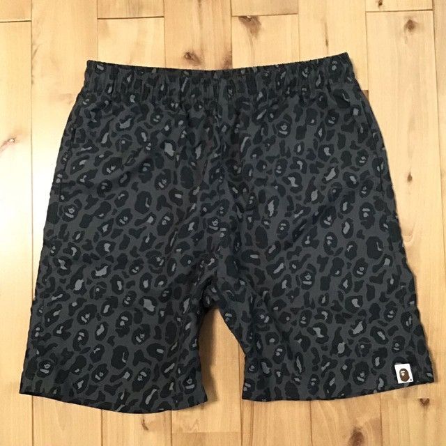 Bape × Nigo BAPE Leopard camo nylon shorts a bathing ape NIGO ★size S Size US 30 / EU 46 - 1 Thumbnail