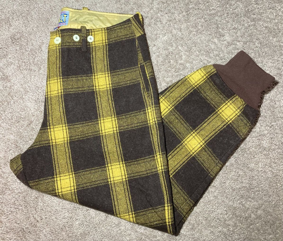 W&LT AW96 W&LT Brown Buffalo Plaid 1996 Wool 90s Beirendonck Wild Size US 36 / EU 52 - 1 Thumbnail