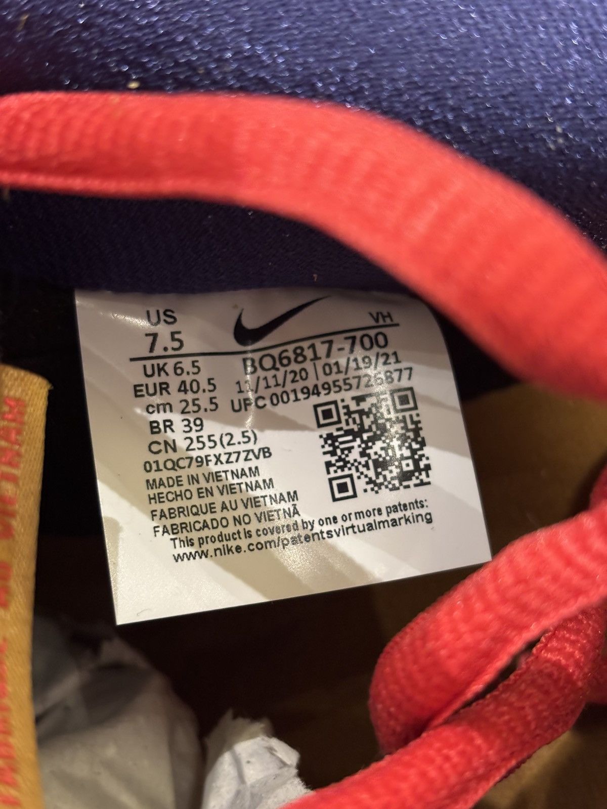 Nike Nike SB Dunk Low ‘Reverse Papa Bear’ Size US 7.5 / EU 40-41 - 7 Thumbnail
