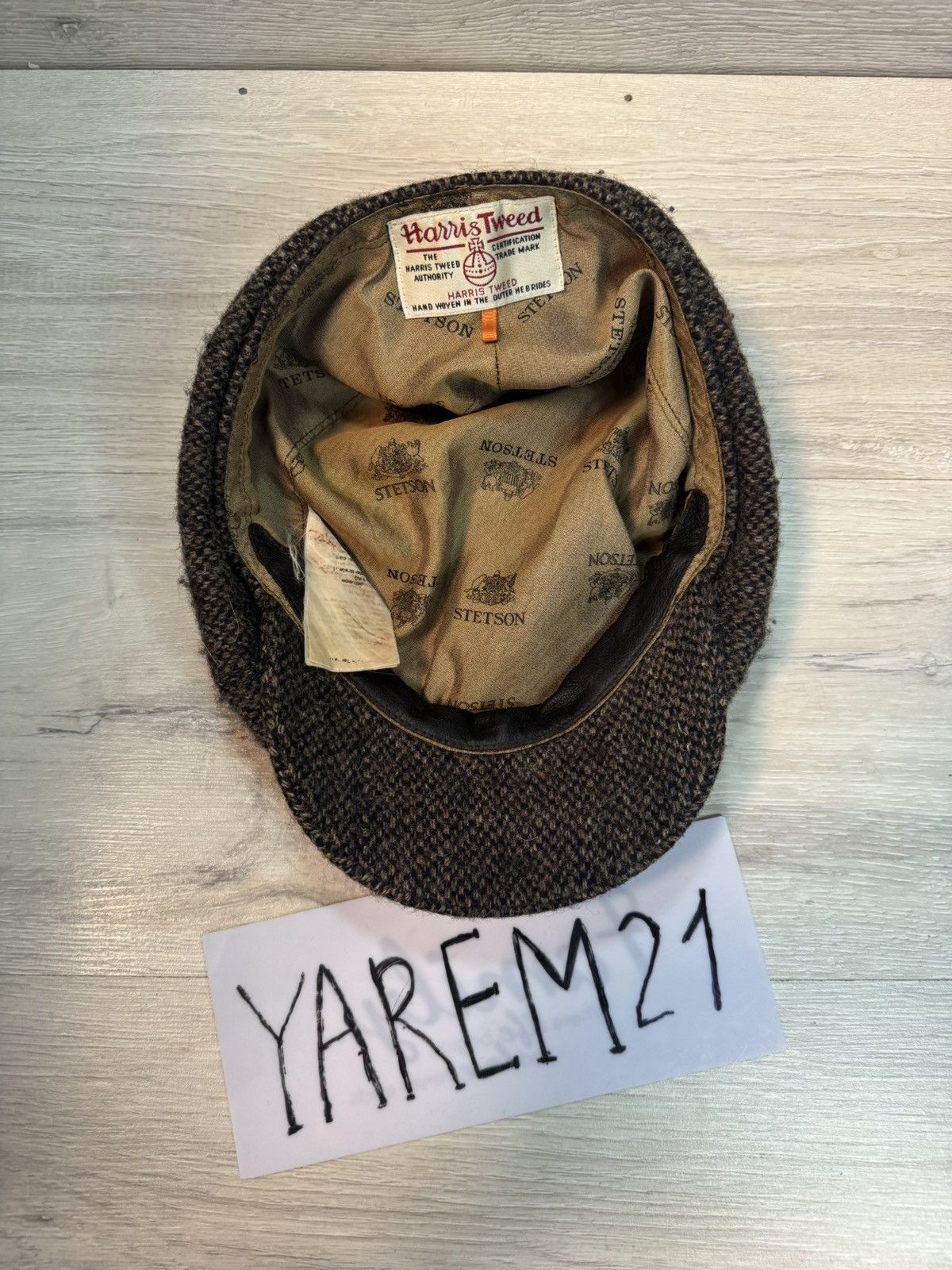 Stetson Stetson Harris Tweed hat cap Size ONE SIZE - 4 Thumbnail