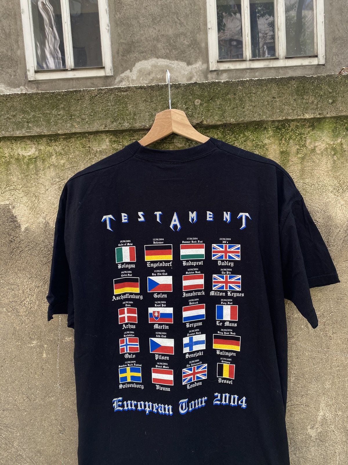 Band Tees × Vintage Vintage 2004 Testament European Tour Band T shirt Size US XL / EU 56 / 4 - 7 Thumbnail