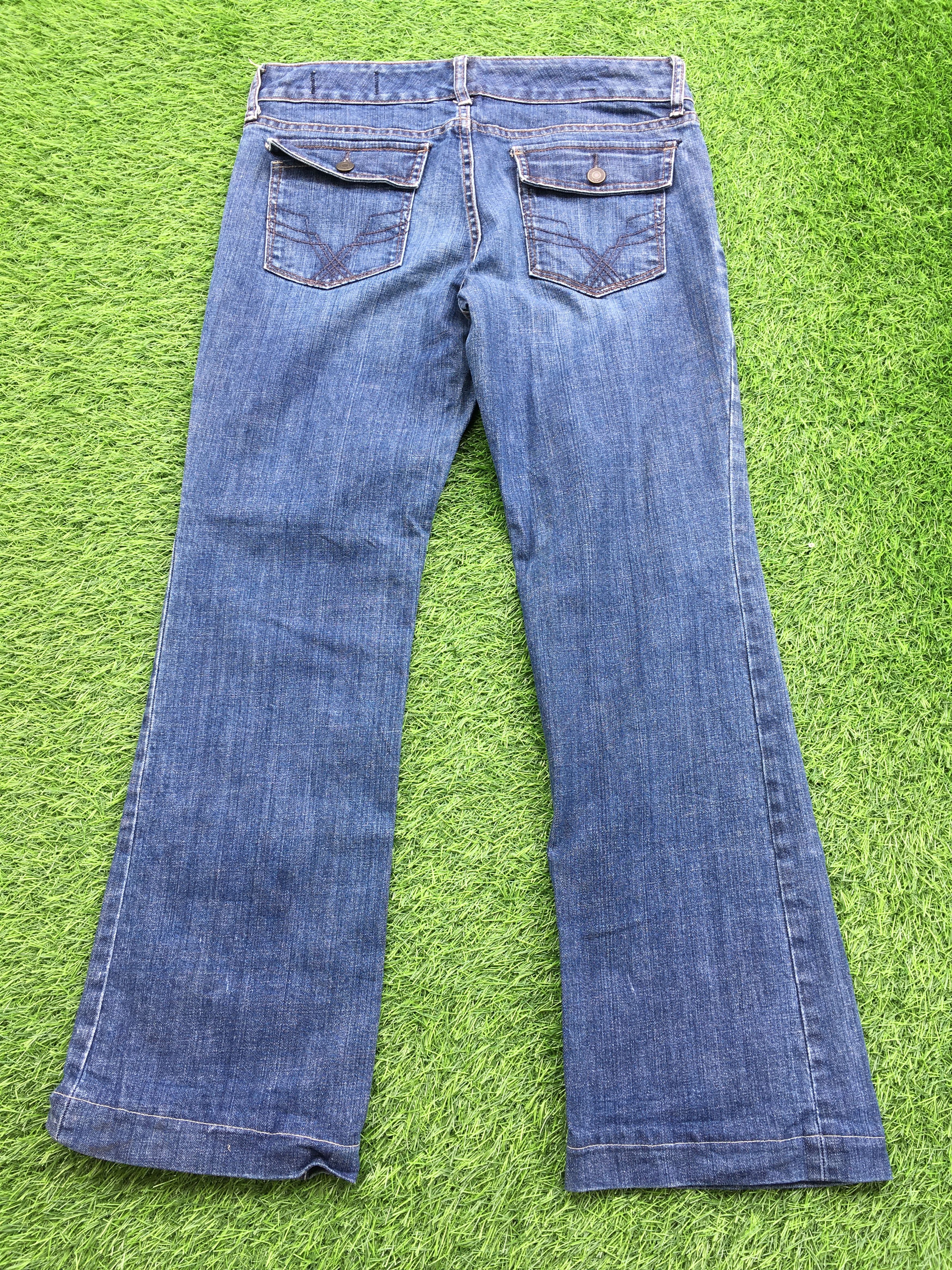 Designer × Japanese Brand × Jean Y2K Curvy Bootcut Stretch Jeans D-993 Size 29" - 2 Thumbnail