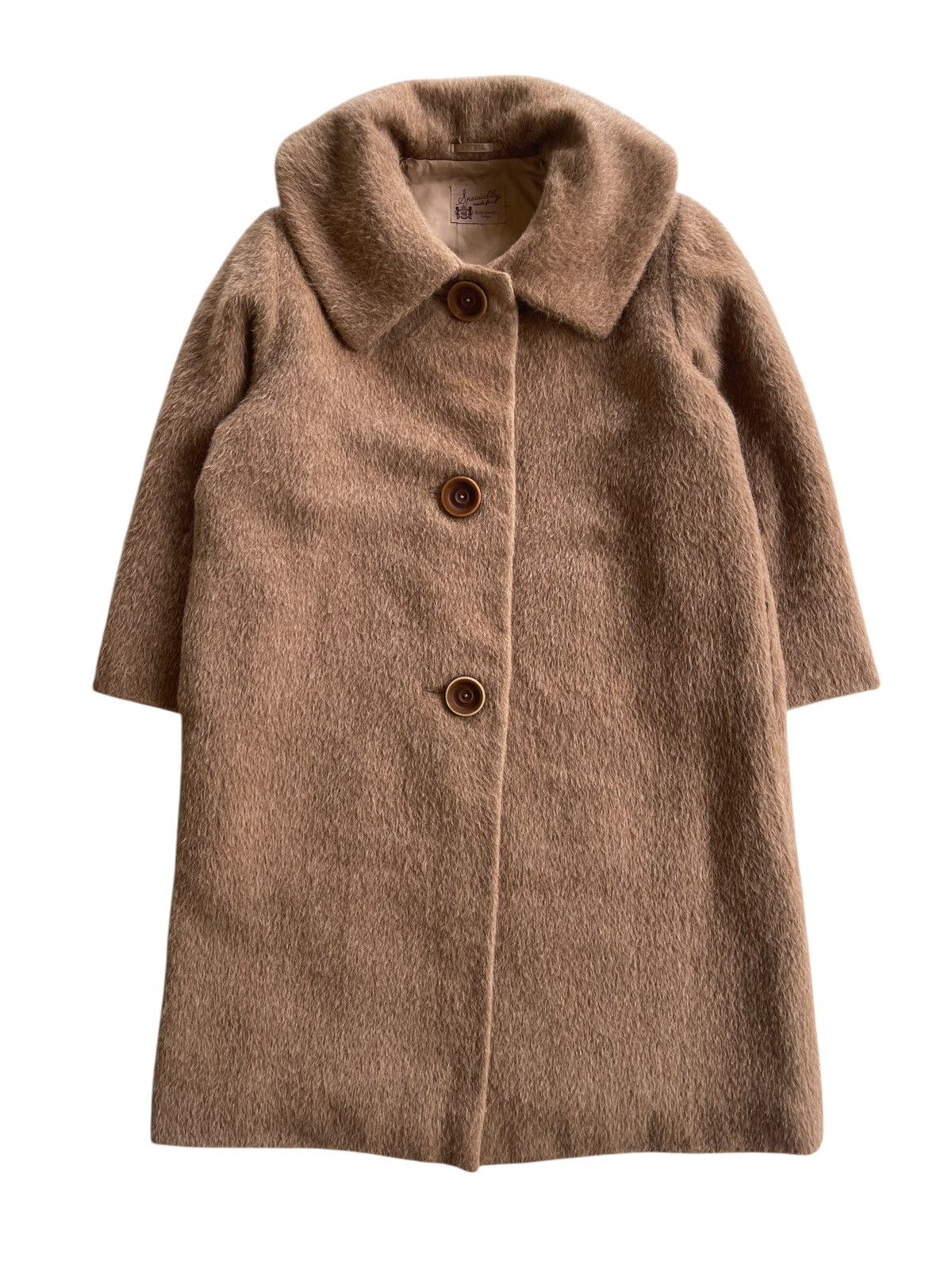 Vintage Vintage 80s Mohair Overcoat Size M / US 6-8 / IT 42-44 - 1 Thumbnail
