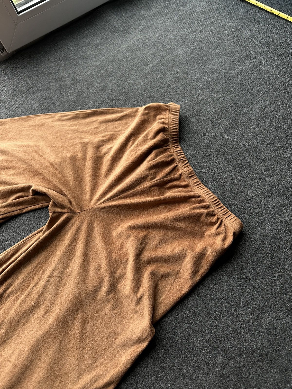 Other 🚨 ULTRA BAGGY WOMEN BROWN SOFT PANTS RARE Size 30" / US 8 / IT 44 - 10 Thumbnail