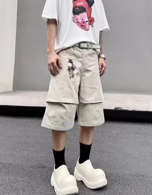 Japanese Brand Pepper x ouchi Retro Hip Hop Loose Casual Pants Size US 29 - 3 Thumbnail