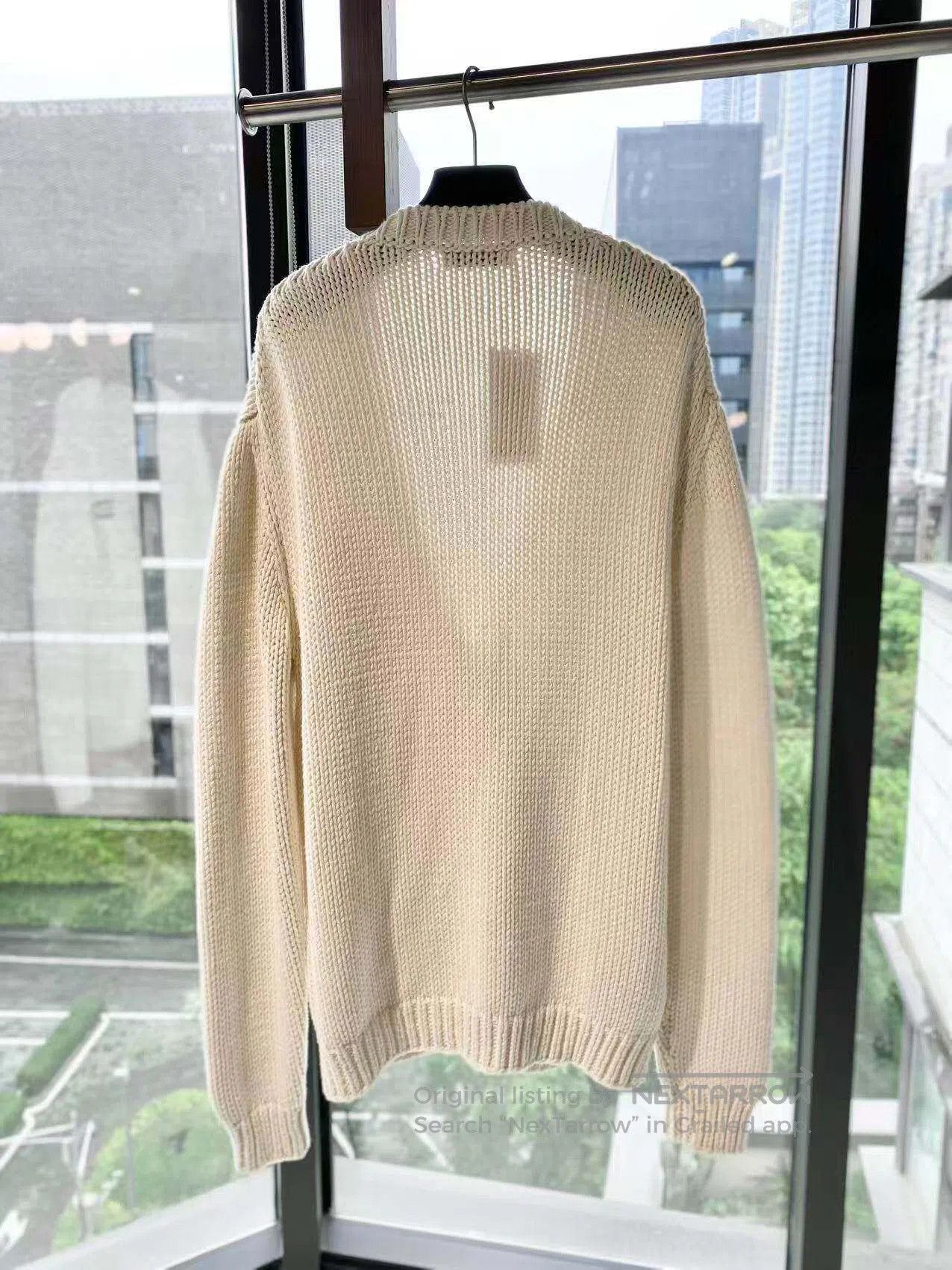Miu Miu Miu Miu Logo knit cardigan jacket| Size XS / US 0-2 / IT 36-38 - 3 Thumbnail
