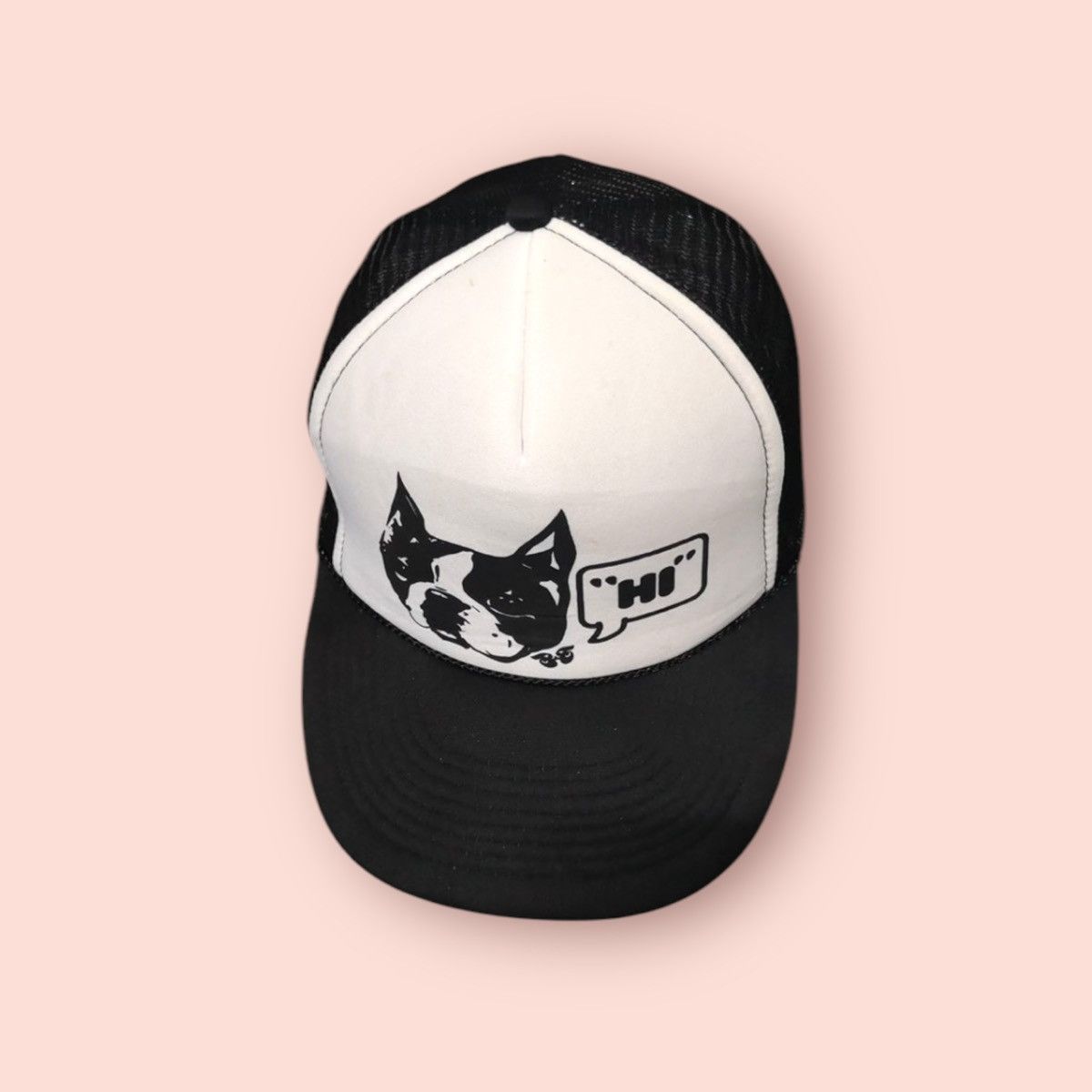 Otto × Vintage JAPAN STREETWEAR RARE DESIGN DOG LOGO TRUCKER HAT BY OTTO Size ONE SIZE - 1 Thumbnail
