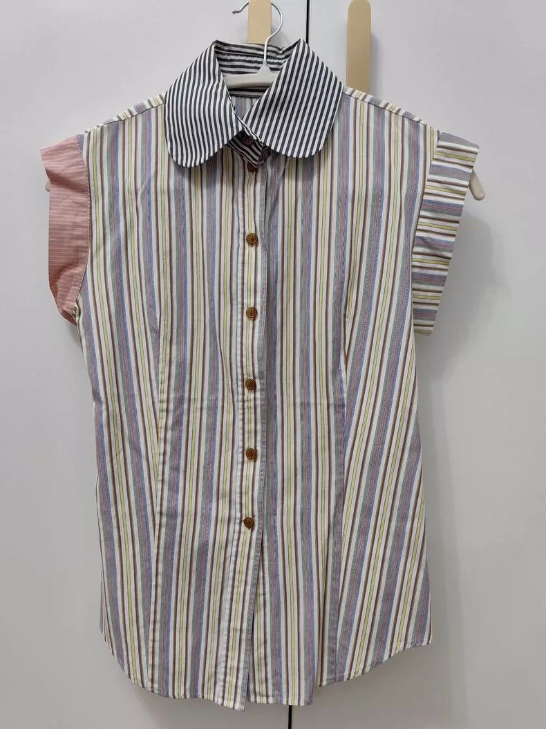 Vivienne Westwood vivienne westwood Plaid striped short-sleeved shirt Size M / US 6-8 / IT 42-44 - 1 Thumbnail