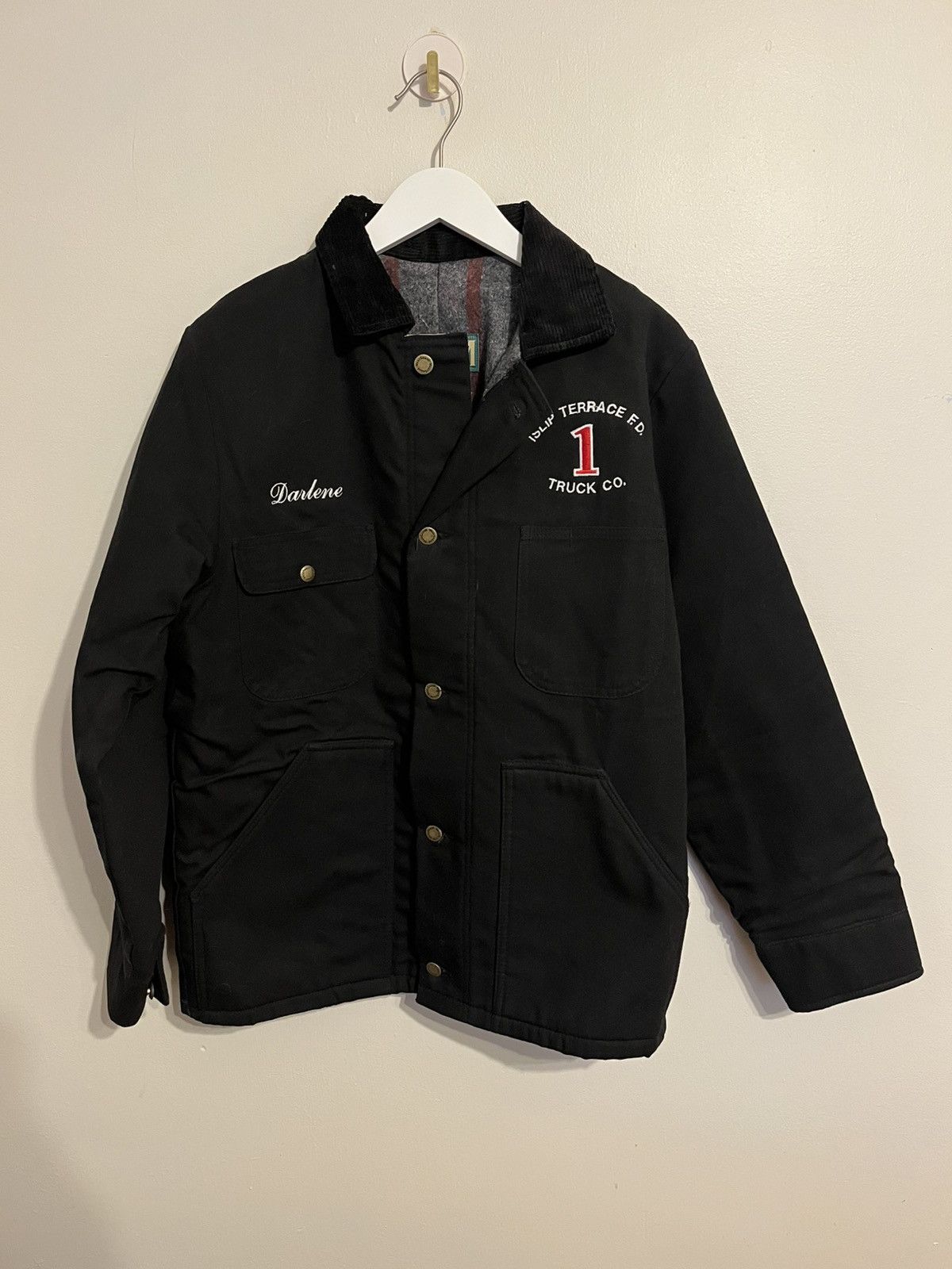 Japanese Brand × Vintage Black Vintage Detroit Style Blanket Lined Jacket Size US M / EU 48-50 / 2 - 1 Thumbnail