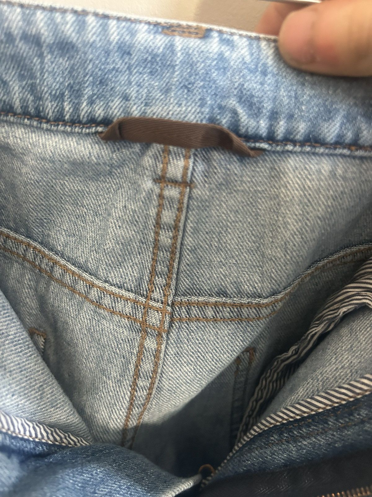Brunello Cucinelli Brunello Cucinelli Straight Leg-Mid Rise Jeans Size 36" / US 14 / IT 50 - 5 Thumbnail