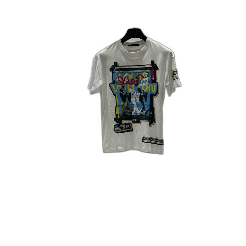louis vuitton graphic printed short sleeve tee